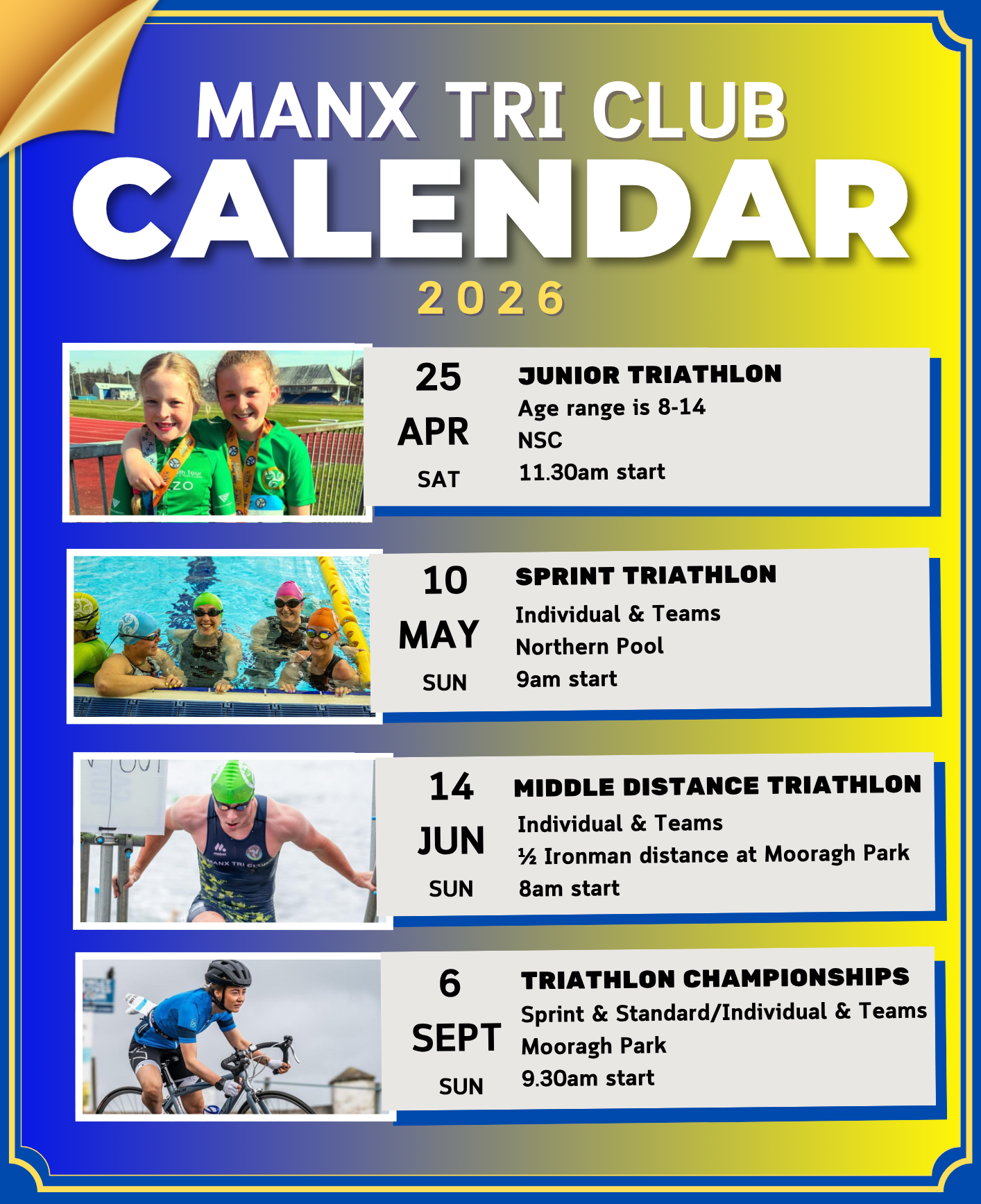 Yellow and Black Modern Upcoming Event Flyer
